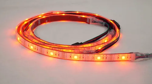 Vista 6 de NYC Acoustics Tira de luz LED RGB USB para retroiluminar tu televisor/monitor + control remoto