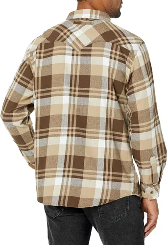 Vista 2 de Legendary Whitetails - Camisa de franela para hombre, estilo Shotgun Western
