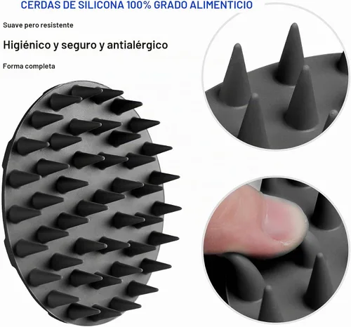 Vista 8 de INNERNEED Cepillo de ducha de silicona suave de grado alimenticio