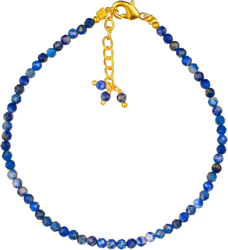 Vista 20 de TGH Pulsera de cuentas naturales con piedras preciosas microfacetadas, joyería para ella, cristales curativos energéticos de piedra natal, cadena