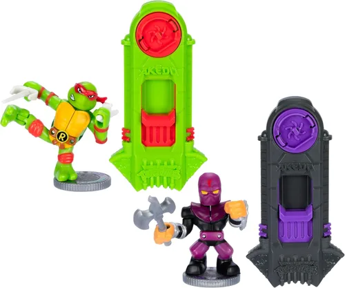 Vista 9 de Legends of Akedo Teenage Mutant Ninja Turtles. Mini guerreros de batalla contra paquete Donatello Vs Baxter Stockman M