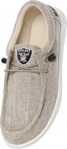 Vista 139 de FOCO Men's NFL Team Logo Lightweight Loafers Lace Up Cotton Knit Shoes