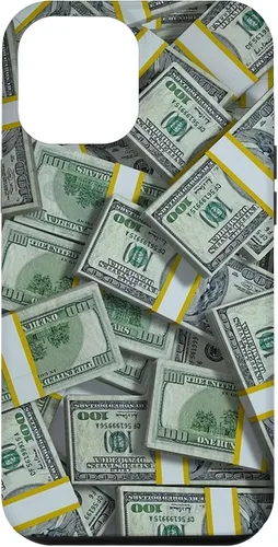 Vista 26 de Pile Money Finance Currency 100 Dollar Stacks Bill s Success Case para iPhone 17