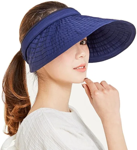Vista 10 de Sombreros de sol de ala ancha ajustable, protección UV, visera de pesca de playa, plegable, multifuncional, grande
