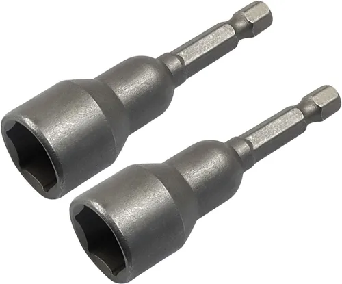 Vista 10 de Hordion 10 Pcs 1/2 Inch/12.5mm Hex Nut Driver Magnetic Extension Bit Holder