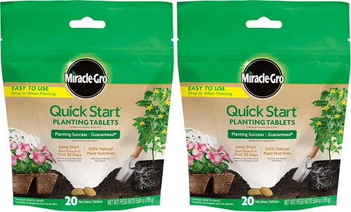Vista 7 de Miracle-Gro Tabletas de siembra de inicio rápido, 20 tabletas Fertilizante de inicio de plantas para trasplantes de flores, verduras y plantas