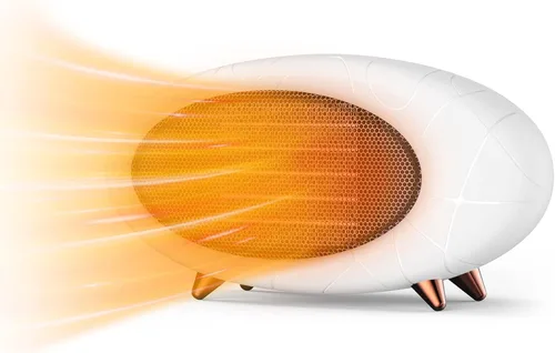 Vista 8 de Calentador de escritorio, calentador de escritorio pequeño de 600 W de eficiencia energética para uso en interiores, calentador de espacio