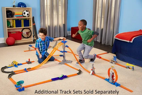 Vista 12 de Hot Wheels Track Builder Flip Tower Stunt Pack
