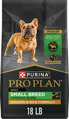Vista 17 de Purina Pro Plan Alimento seco para perros de raza pequeña, mezcla triturada de carne de res y arroz con probióticos vivos garantizados, bolsa de 6