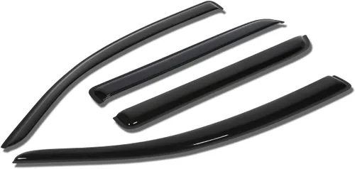 Vista 20 de Auto Dynasty 4 protectores de lluvia con cinta adhesiva para ventana, compatible con Echo 2000-2005 de 4 puertas, protectores de lluvia, deflector