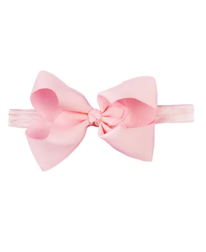Vista 5 de RuffleButts® Diadema con lazo negro para niñas, talla única