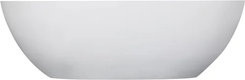 Vista 2 de Kingston Brass VRTRS713522 Acrticstone - Bañera independiente de superficie sólida de 71 pulgadas con drenaje, color blanco mate