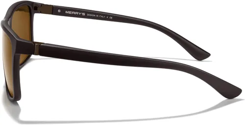 Vista 4 de MERRY'S - Gafas de sol deportivas rectangulares, lentes polarizados con protección UV400, para hombres y mujeres, gafas para ciclismo, conducción