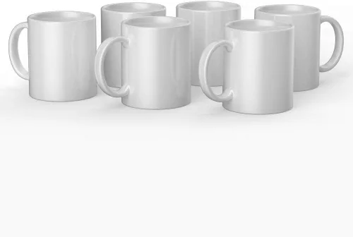 Vista 8 de Cricut Taza biselada en blanco, revestida de cerámica, apta para lavavajillas y microondas para decorar, compatible con prensa de tazas y tinta