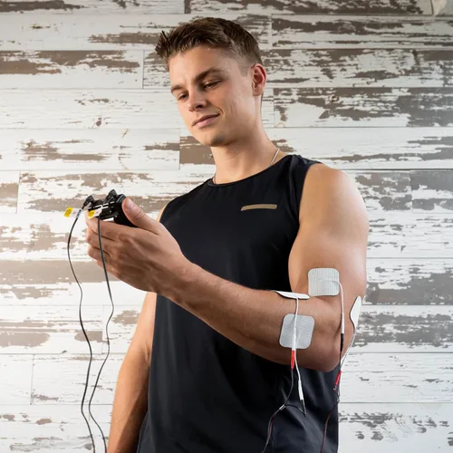 Vista 11 de Roscoe Medical Unidad TENS y Estimulador Muscular EMS, Twin Stim, Máquina TENS OTC para Alivio del Dolor de Espalda Baja, Dolor de Cuello o Alivio