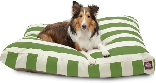 Vista 21 de Majestic Pet Cama rectangular grande para perros con rayas lavable, cama antideslizante y cómoda para mascotas, cama para perros con funda extraíble