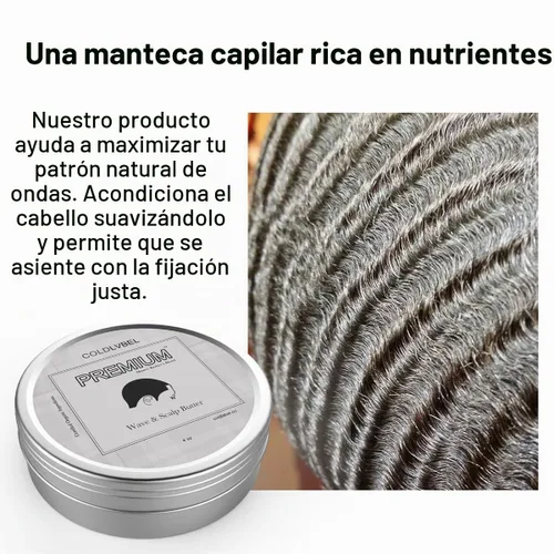 Vista 2 de COLDLABEL Mantequilla prémium para ondas y cuero cabelludo
