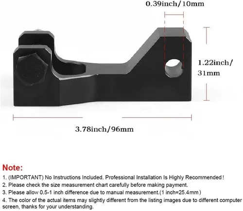 Vista 6 de Kit de reducción de altura delantero y trasero compatible con Yamaha Raptor 660 660R YFM660R 2001-2005 Raptor 700 700R YFM700 2006-2017 Raptor350