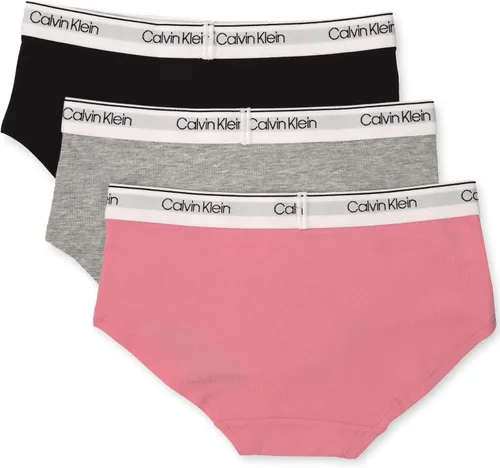 Vista 2 de Calvin Klein Multipack de ropa interior moderna de algodón para niñas