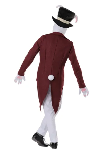 Vista 2 de Disfraz de conejo blanco para hombre Multicolor