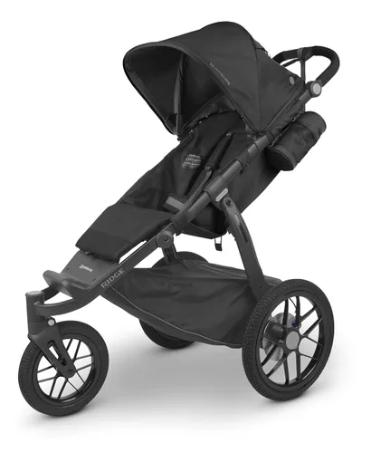 Vista 12 de UPPAbaby Ridge V2 Jogging Stroller - Suspensión todo terreno - Evelyn Evelyn (verde prado)