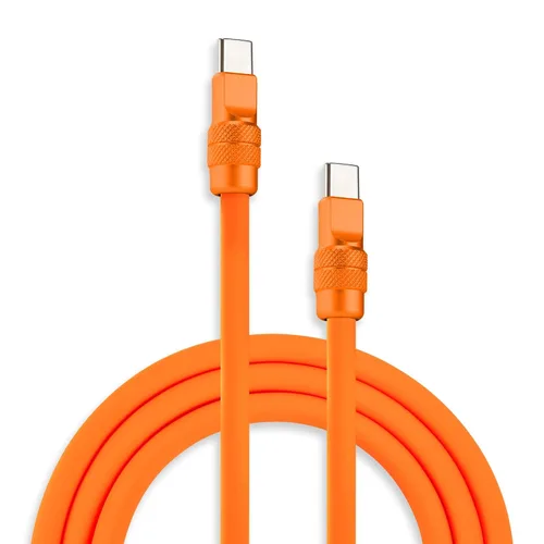 Vista 45 de chubbycable Chubby 2.0 USB C 240W Cable de carga rápida de silicona suave y duradero, cable de carga extra grueso compatible con iPhone 17-15 Series