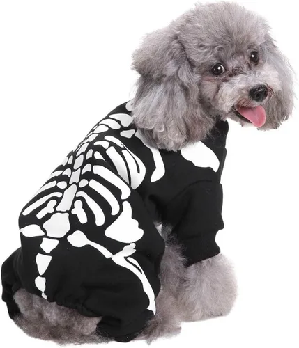 Vista 14 de Disfraz de perro mercenario para cachorro, ropa de cosplay para mascotas, disfraz divertido de Halloween y Navidad, para gatos y perros pequeños