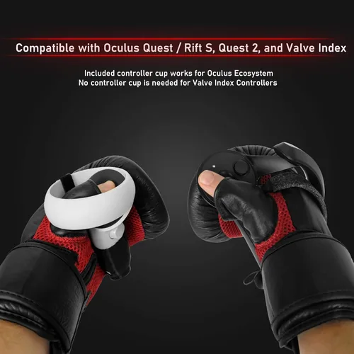 Vista 3 de DeadEyeVR Guantes de boxeo Ultimate Guantes de boxeo para Oculus Quest and Rift S para realidad virtual emoción de la lucha BoxVR