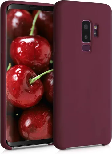 Vista 78 de kwmobile Funda compatible con Samsung Galaxy S9 - Funda de silicona TPU con acabado suave - Blue Reef