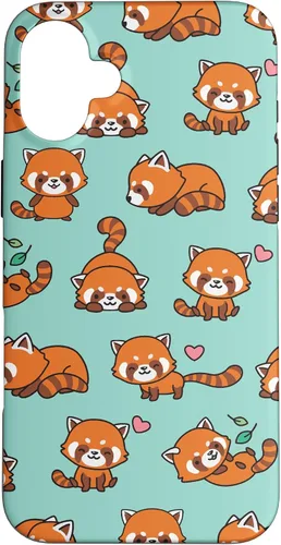 Vista 23 de Cute Funny Kawaii Womens Girls Kids Red Panda Lover Pattern Case for iPhone 17