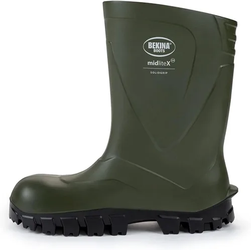 Vista 5 de Bekina MidliteX SolidGrip O4 Waterproof Wellington Boots for Men and Women - Lightweight Non Slip Insulated Work Boots with SRC Certified Traction