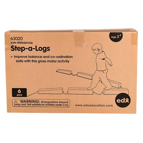 Vista 8 de Learning Advantage 7066. Set de troncos para caminar.