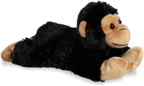 Vista 64 de Aurora® Adorable Mini Flopsie™ Mei Mei™ Animal de peluche, facilidad juguetona, compañeros atemporales, color blanco, 8 pulgadas