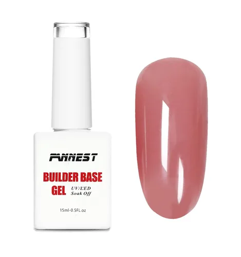 Vista 8 de Kit de Gel Constructor Gel Base de Goma Esmalte de Uñas, 15ml*2pcs (0.51 fl oz x 2 piezas) Para Engrosamiento de Uñas, Extensión de Fortalecimiento