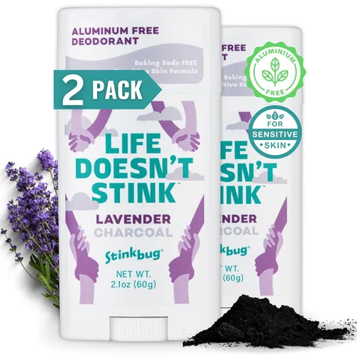 Vista 32 de Stinkbug Naturals - Desodorante orgánico sin aluminio con aceite de coco y aceites esenciales, sin parabenos, desodorante para piel sensible, 2.1