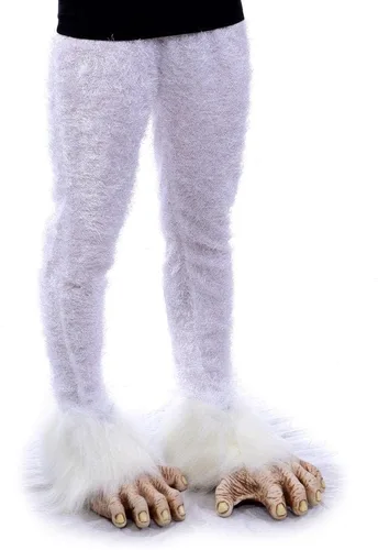 Vista 2 de Zagone Studios Leggings blancos peludos
