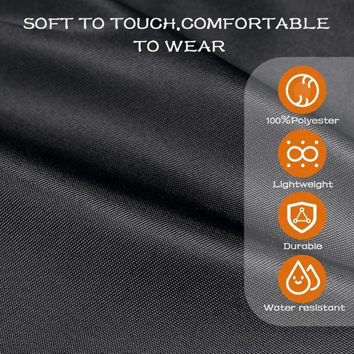 Vista 4 de Delantal de chef para hombres y mujeres, paquete de 5 delantales unisex con 2 bolsillos, delantales de cocina lavables para cocinar, hornear