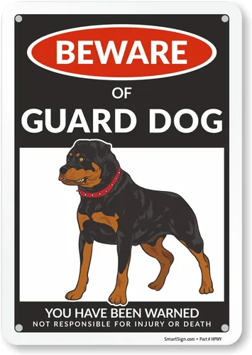 Vista 29 de SmartSign Funny Beware Of Bearded Dragons - Letrero de advertencia de 10 x 7 pulgadas, aluminio laminado sin óxido de 40 mil, letreros de metal
