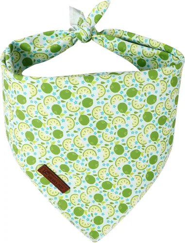Vista 35 de Bandana de verano para mascotas - Bufanda triangular de rejilla de algodón cómoda para cachorros, pañuelo lavable para perros o gatos, niños