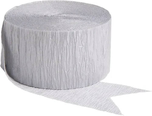 Vista 6 de Rollo de papel crepé envuelto en oro, 81 pies (1 unidad), ideal para impresionantes manualidades, decoración de fiestas y más