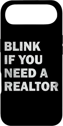Vista 27 de Blink If You Need A Realtor Real Estate Agent Dad Men Women Case for iPhone 17