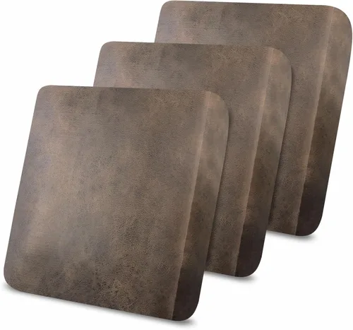 Vista 89 de Fundas de cojín tipo cuero para sofá, juego de fundas protectoras de muebles para sillón seccional, sofá biplaza de tela de elastano elástica