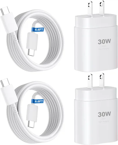Vista 16 de Cargador USB C de 30 W para iPhone 15/15 Pro Max/15 Pro/15 Plus/Samsung Galaxy S23 Ultra/S23/S23+/S22/S22 Ultra/S22+/S22+/S21 Ultra/S20 Ultra/Note