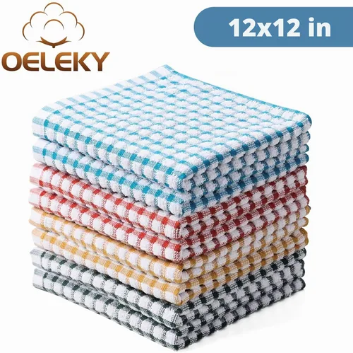 Vista 2 de Oeleky Paños de cocina para lavar platos, paños de cocina Verde azulado