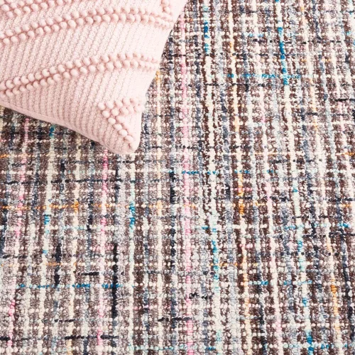 Vista 7 de SAFAVIEH Abstract Collection - Alfombra de pasillo de 8 pies, diseño moderno, ideal para zonas de alto tráfico en pasillo, baño y cocina (ABT489F-28)