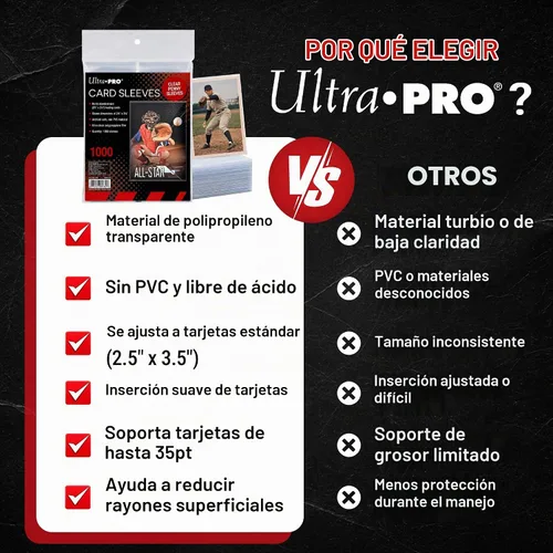 Vista 7 de Ultra Pro Fundas Penny – Capacidad para tamaño estándar de 2.5 x 3.5