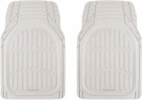 Vista 13 de Motor Trend -2 alfombrillas delanteras para el piso del automóvil- Forros de contorno FlexTough negros - Alfombrillas de goma resistentes