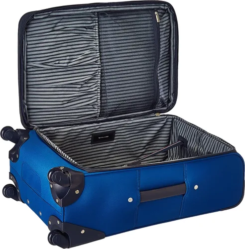 Vista 6 de Tommy Hilfiger Signature sólido extensible Spinner equipaje Azul Patchwork TM414SS6-BLU
