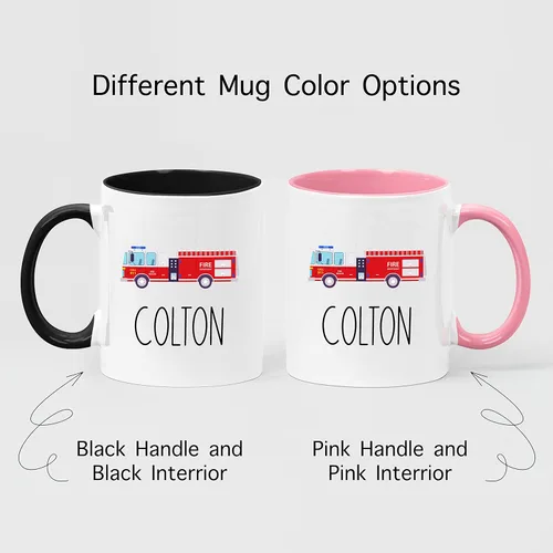 Vista 4 de Taza personalizada para niños y niños Taza personalizada de chocolate caliente, cacao, café y té Nombre personalizado regalo de cumpleaños