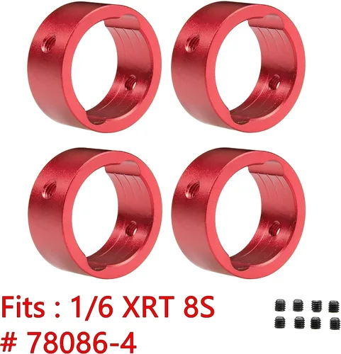 Vista 2 de Anillo de refuerzo de taza de transmisión X-MAXX XRT de aluminio, anillo de refuerzo Funda de copa de transmisión diferencial para 1/5 X-MAXX 1/6